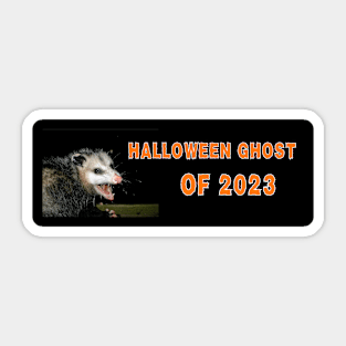 Possum Sticker - halloween ghost of 2023 funny opossum car sticker Sticker